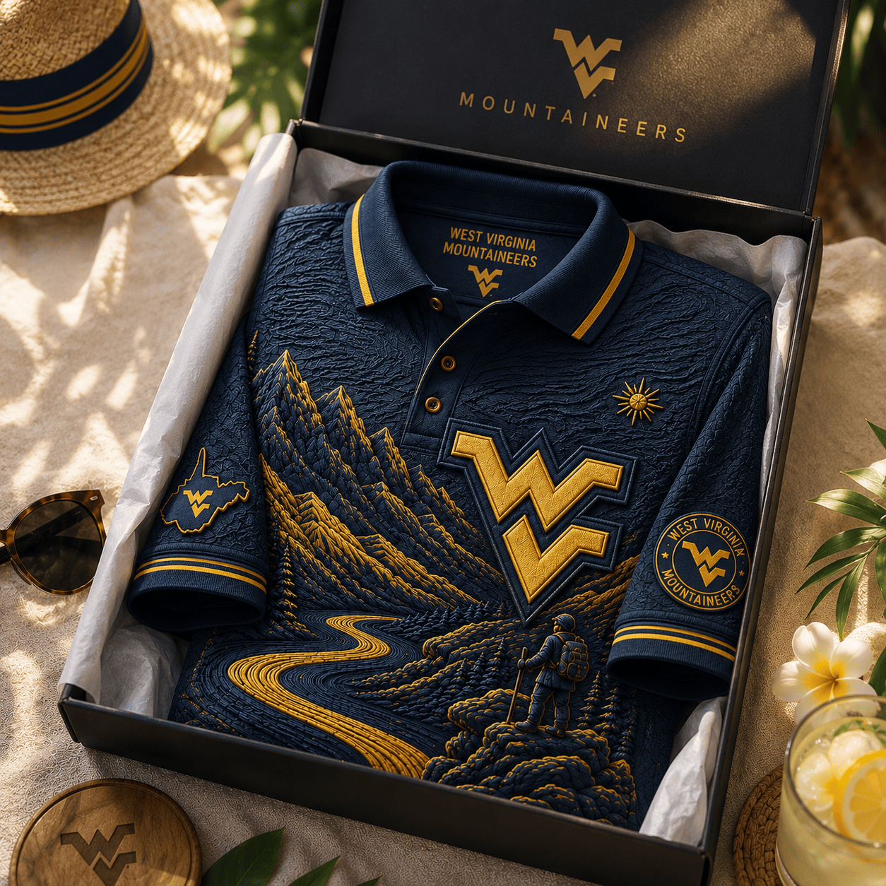 PREMIUM WVM EMBOSS POLO SHIRT HQH