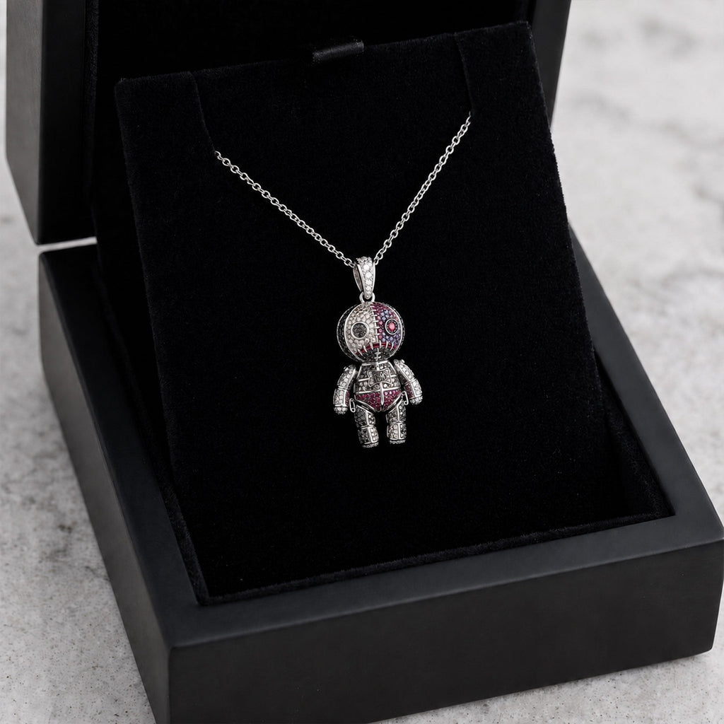 KRN Solid Gold Chain with Diamond Pendant HTTT