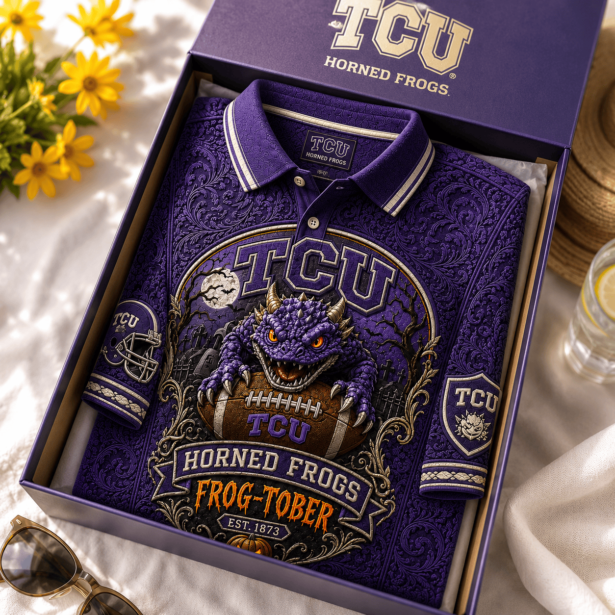 PREMIUM TCU EMBOSS POLO SHIRT NTNA