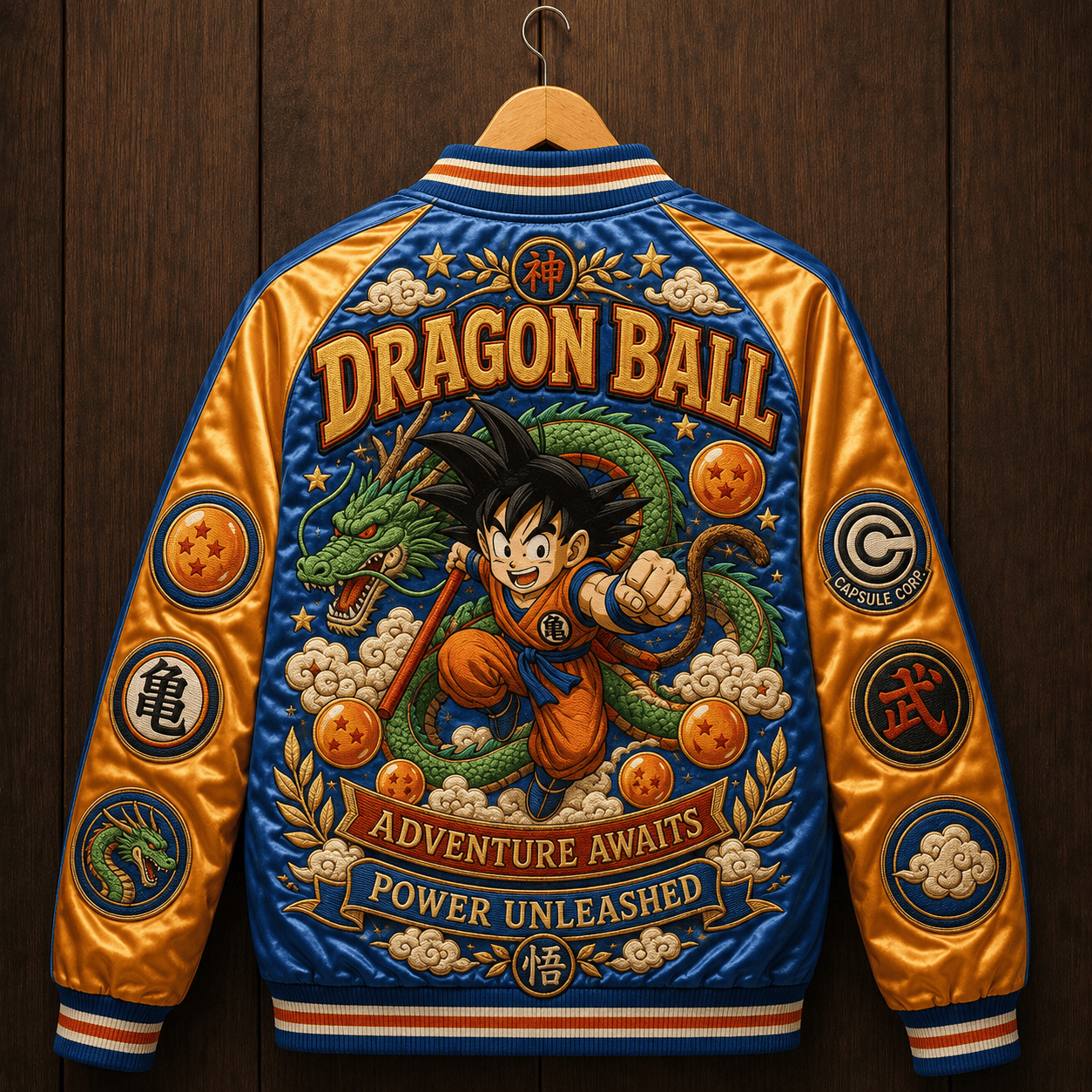PREMIUM DRGB SATIN BASEBALL JACKET NTNA