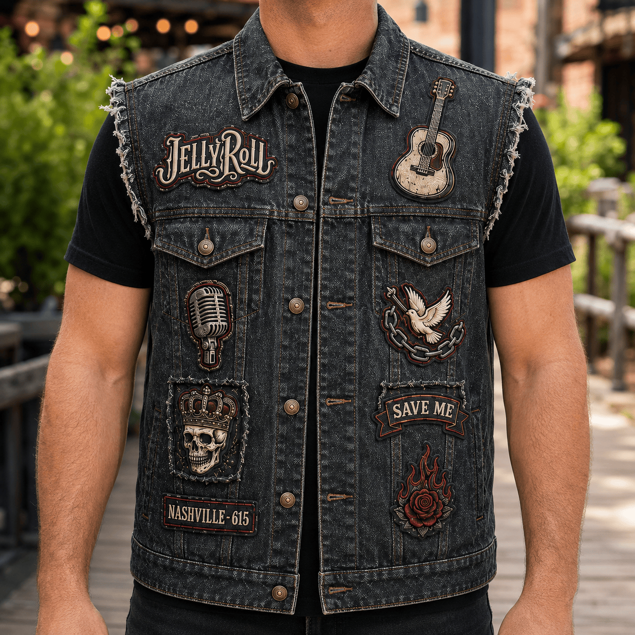 JLR PREMIUM DENIM VEST NTVA
