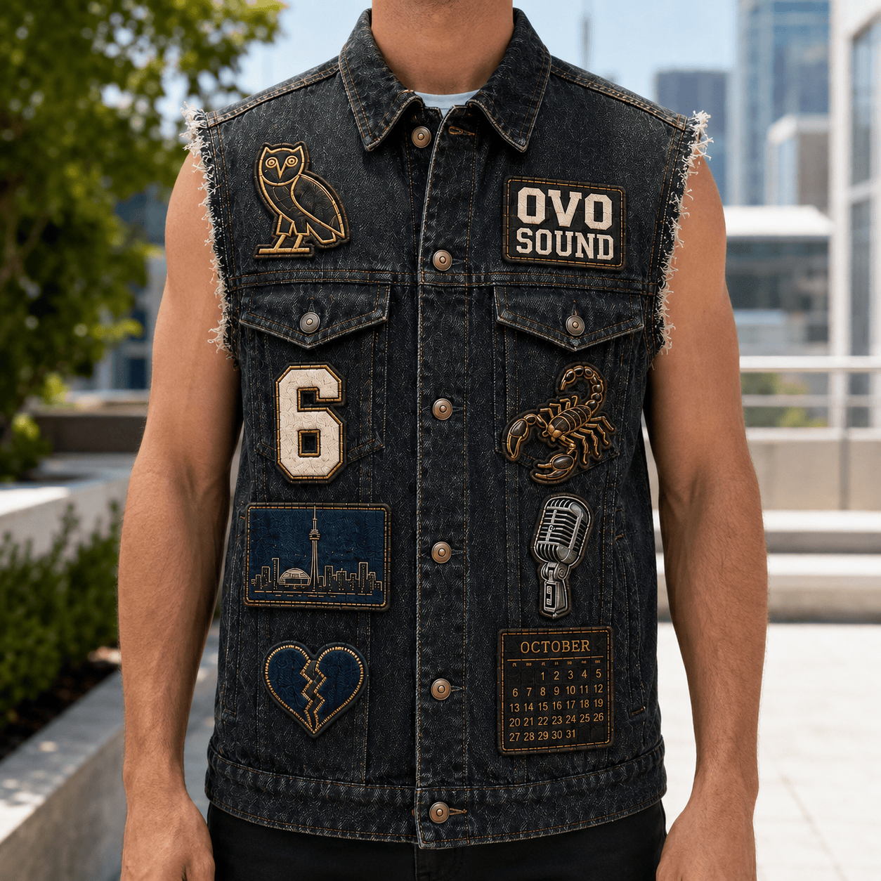 DRK PREMIUM DENIM VEST NTVA