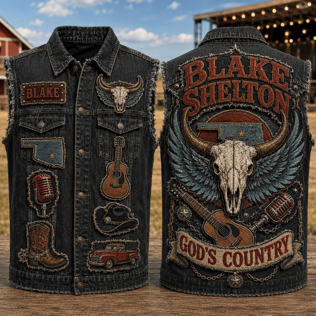 BLSH PREMIUM DENIM VEST NTVA