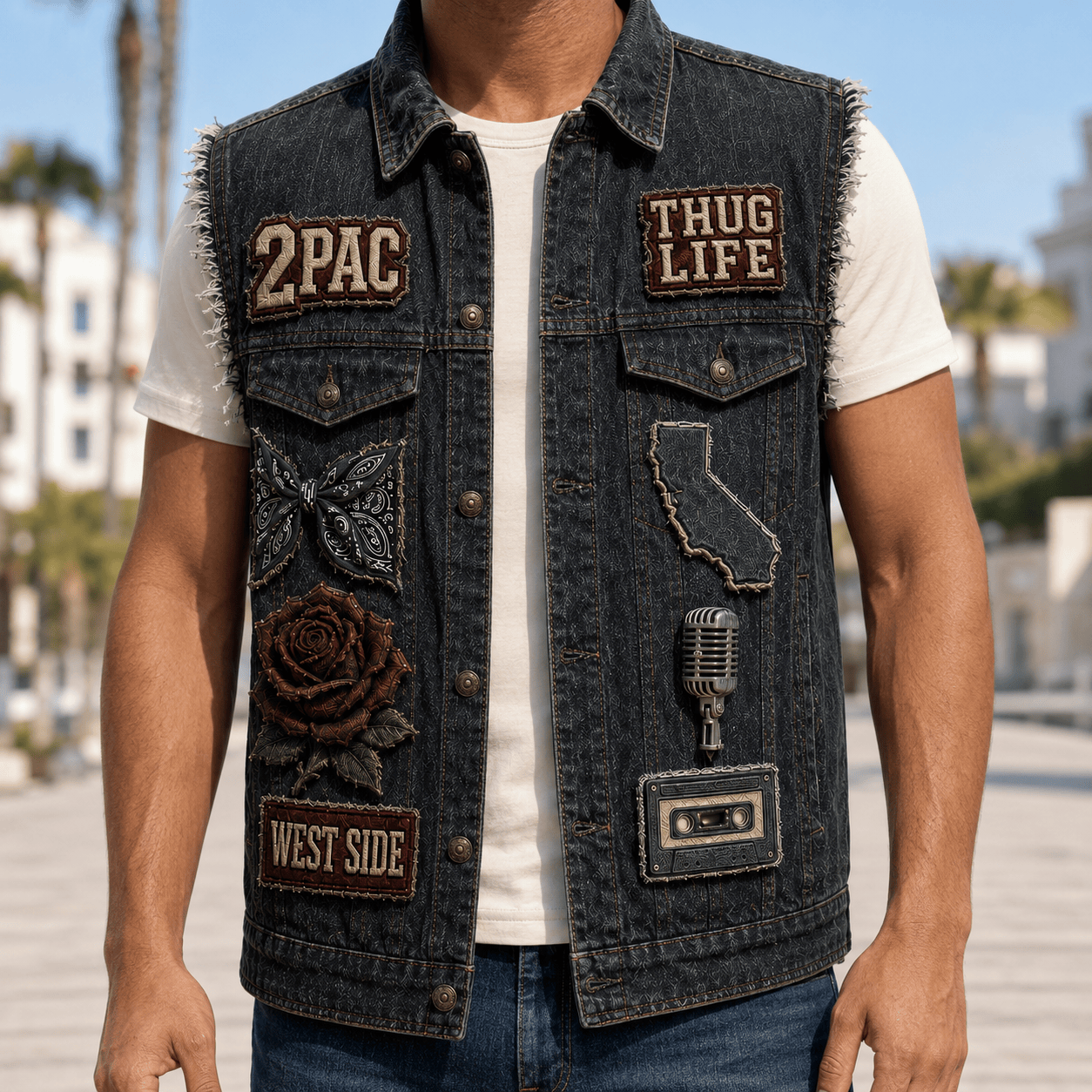 TSK PREMIUM DENIM VEST NTVA