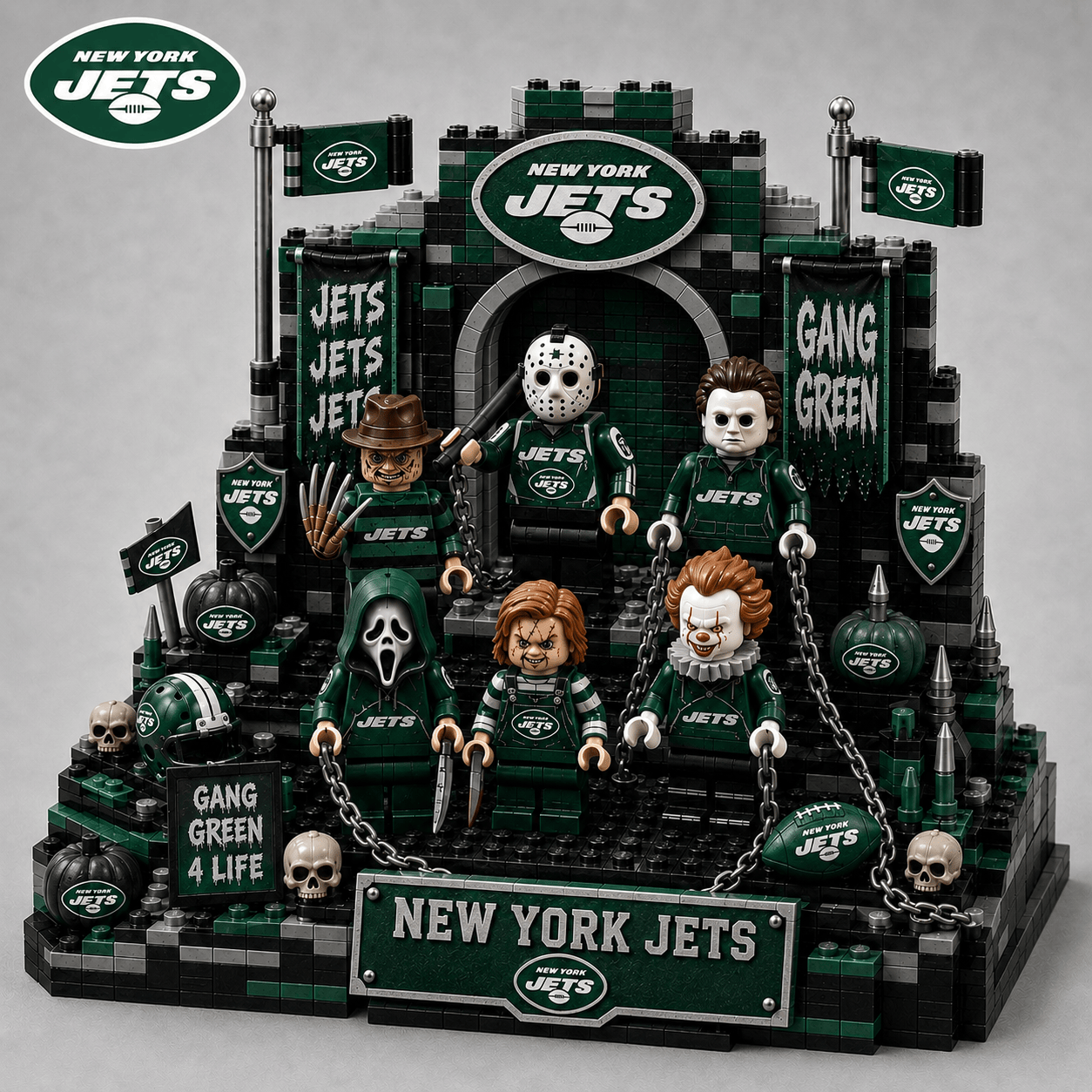 NYJ Premium Building Brick Sets TNSM