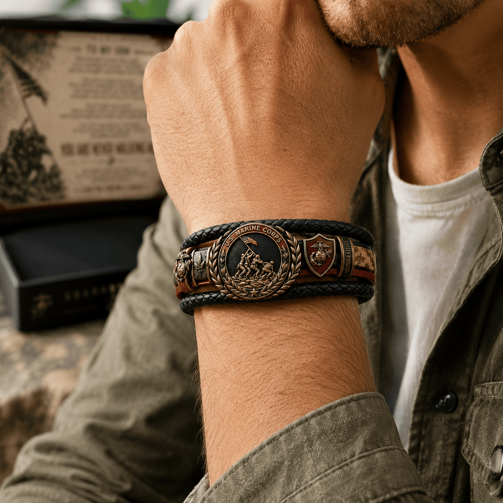 USMC Braided Bracelet Set NVH