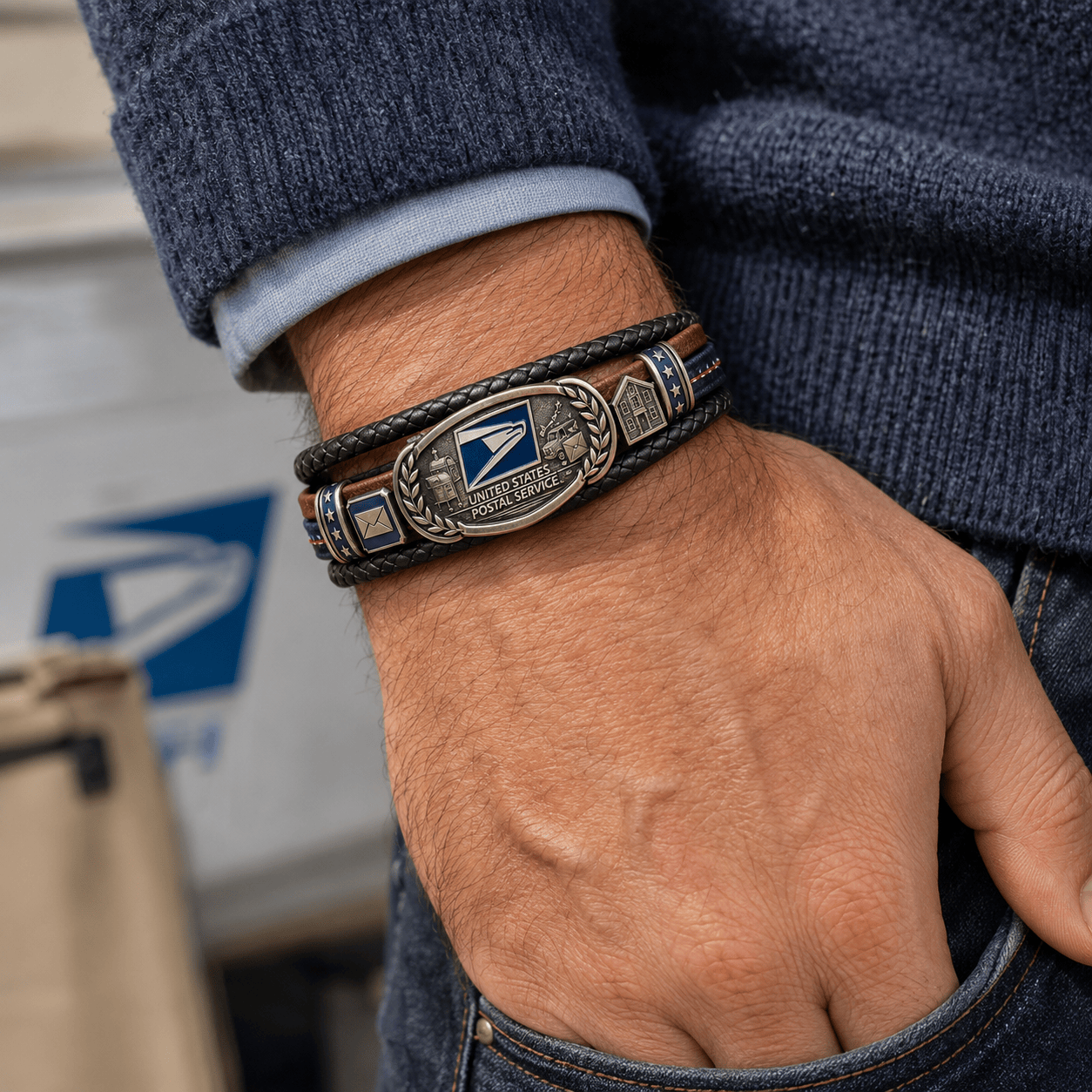 USPS Braided Bracelet Set NVH