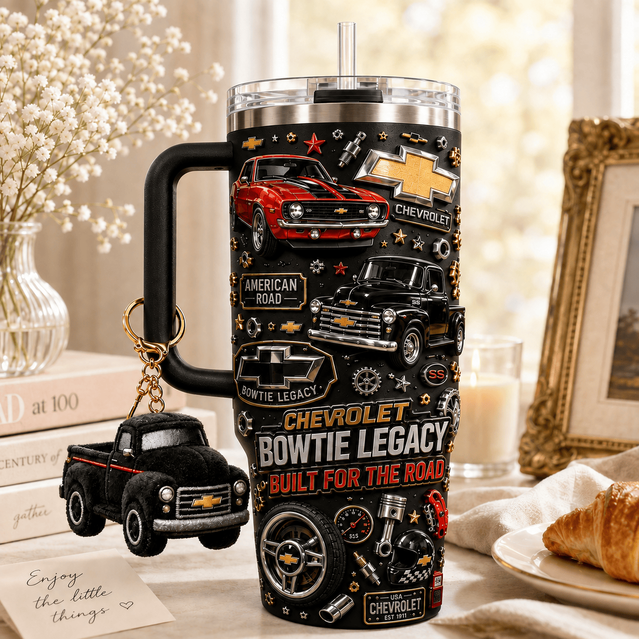 CRCE 40oz Tumbler With Handle DNBN