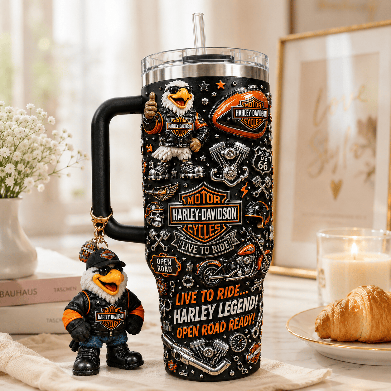 HLDV 40oz Tumbler With Handle DNBN