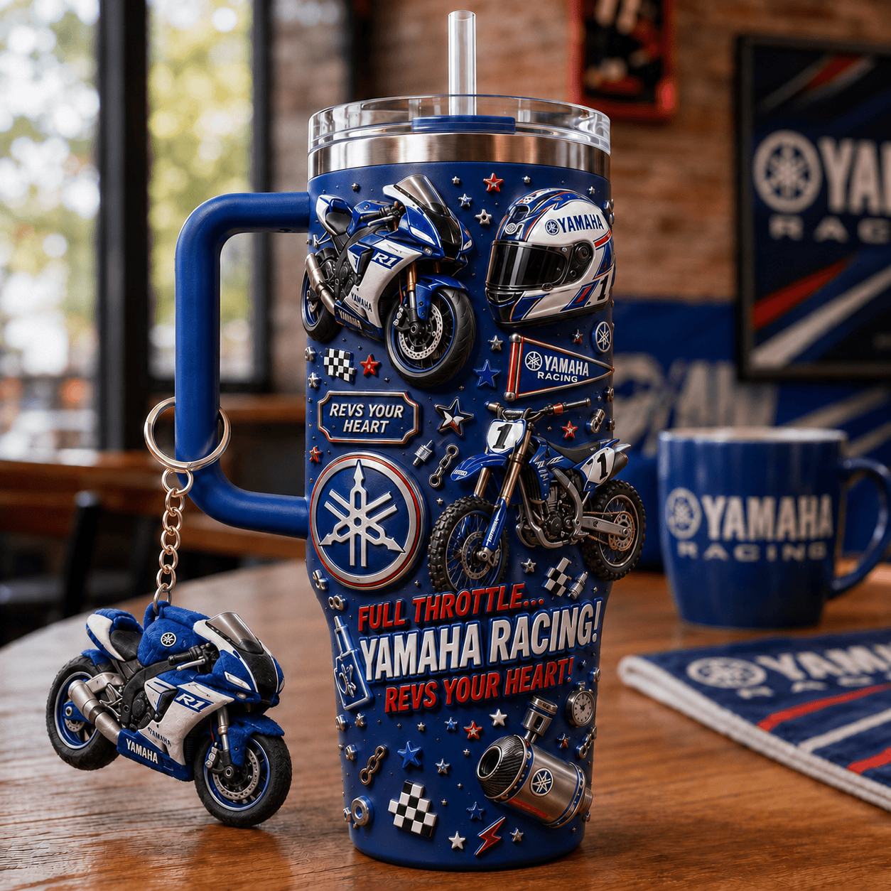 YMH 40oz Tumbler With Handle DNBN