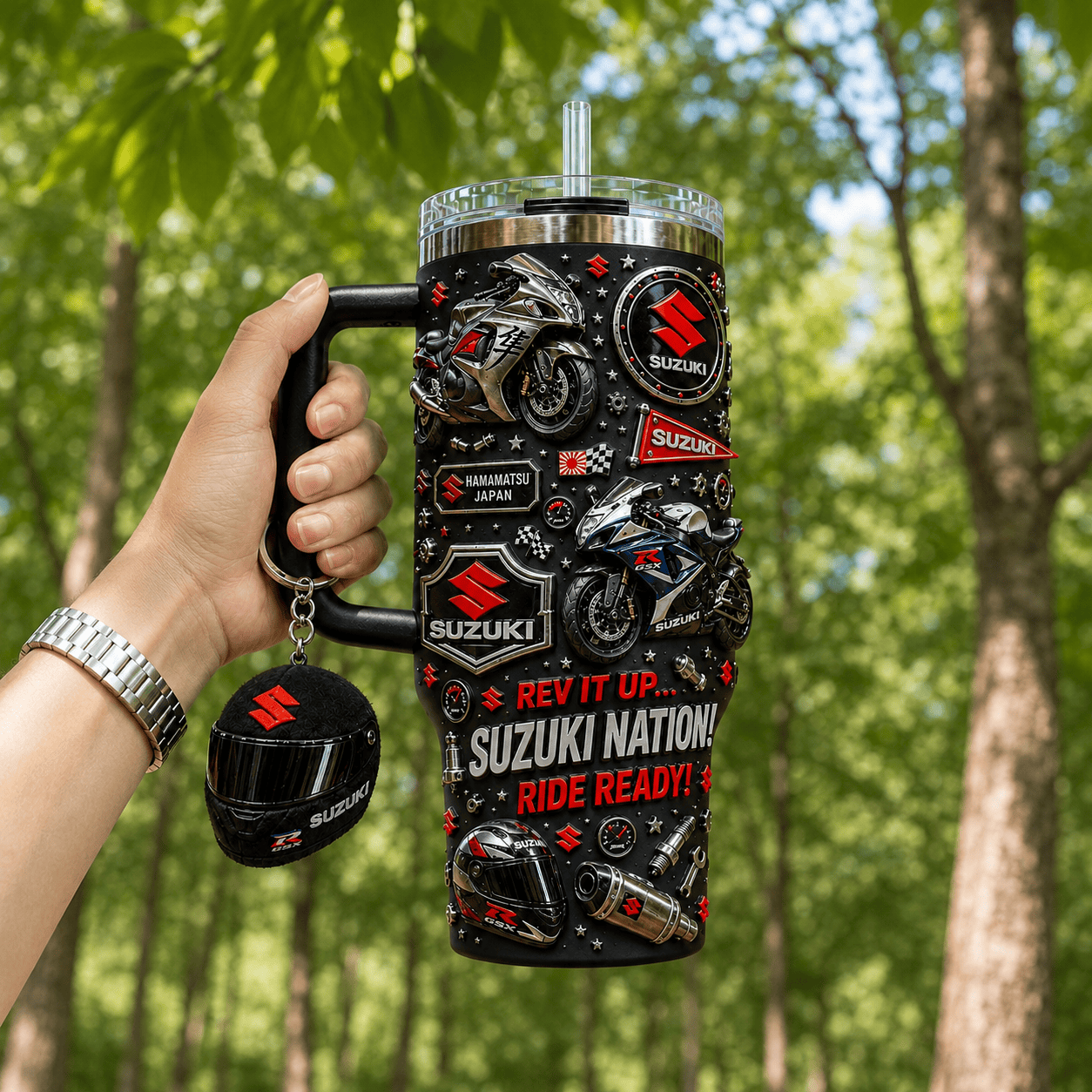 SZKI 40oz Tumbler With Handle DNBN