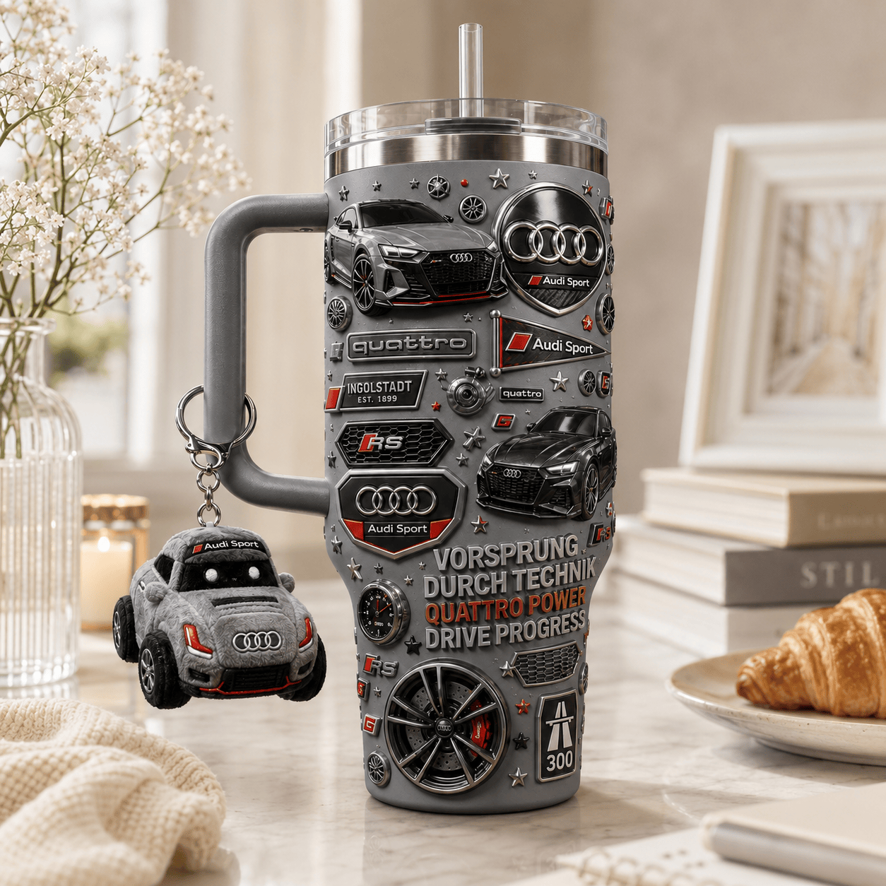 AUD 40oz Tumbler With Handle DNBN