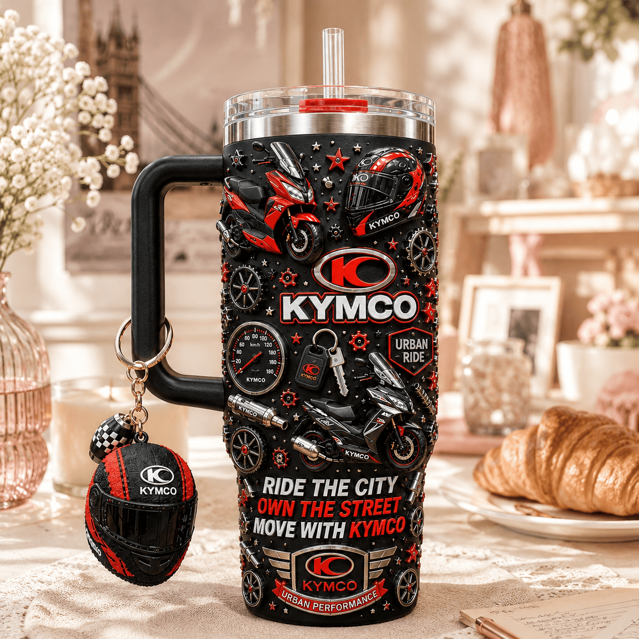 KYC 40oz Tumbler With Handle DNBN