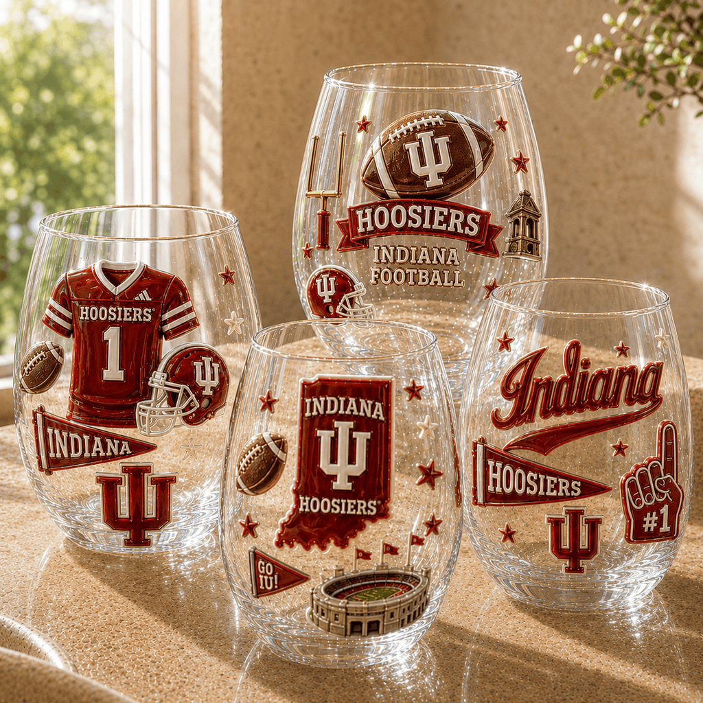 IDH Stemless Glass Cup Set TMH