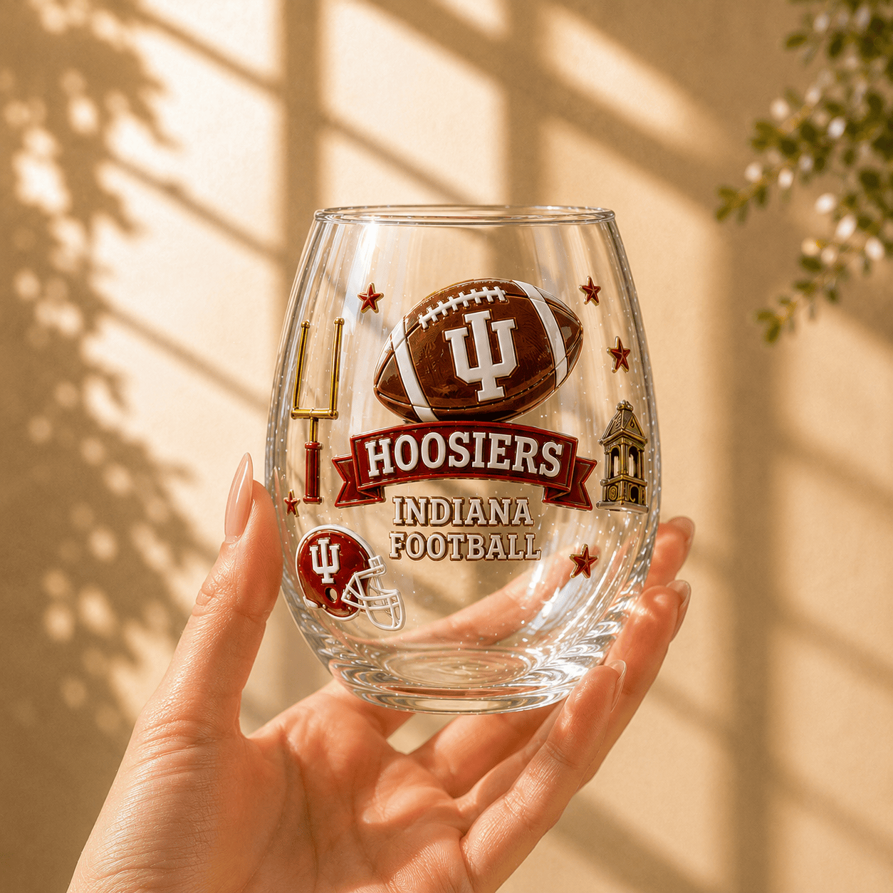 IDH Stemless Glass Cup Set TMH