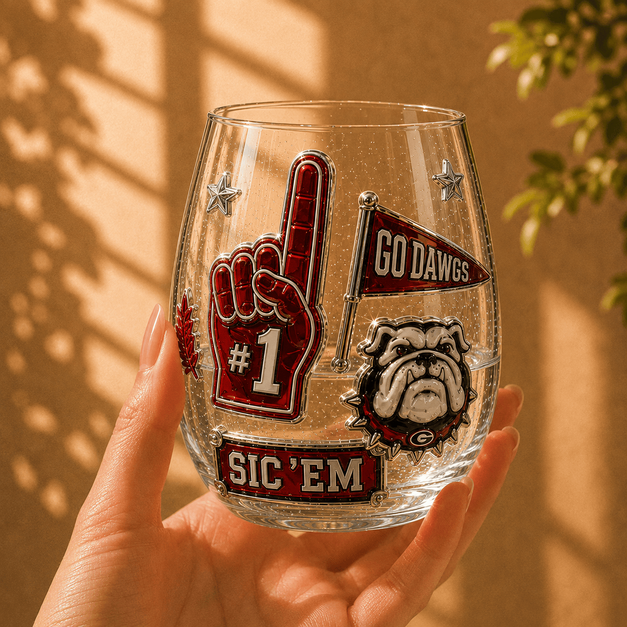 GGBD Stemless Glass Cup Set TMH