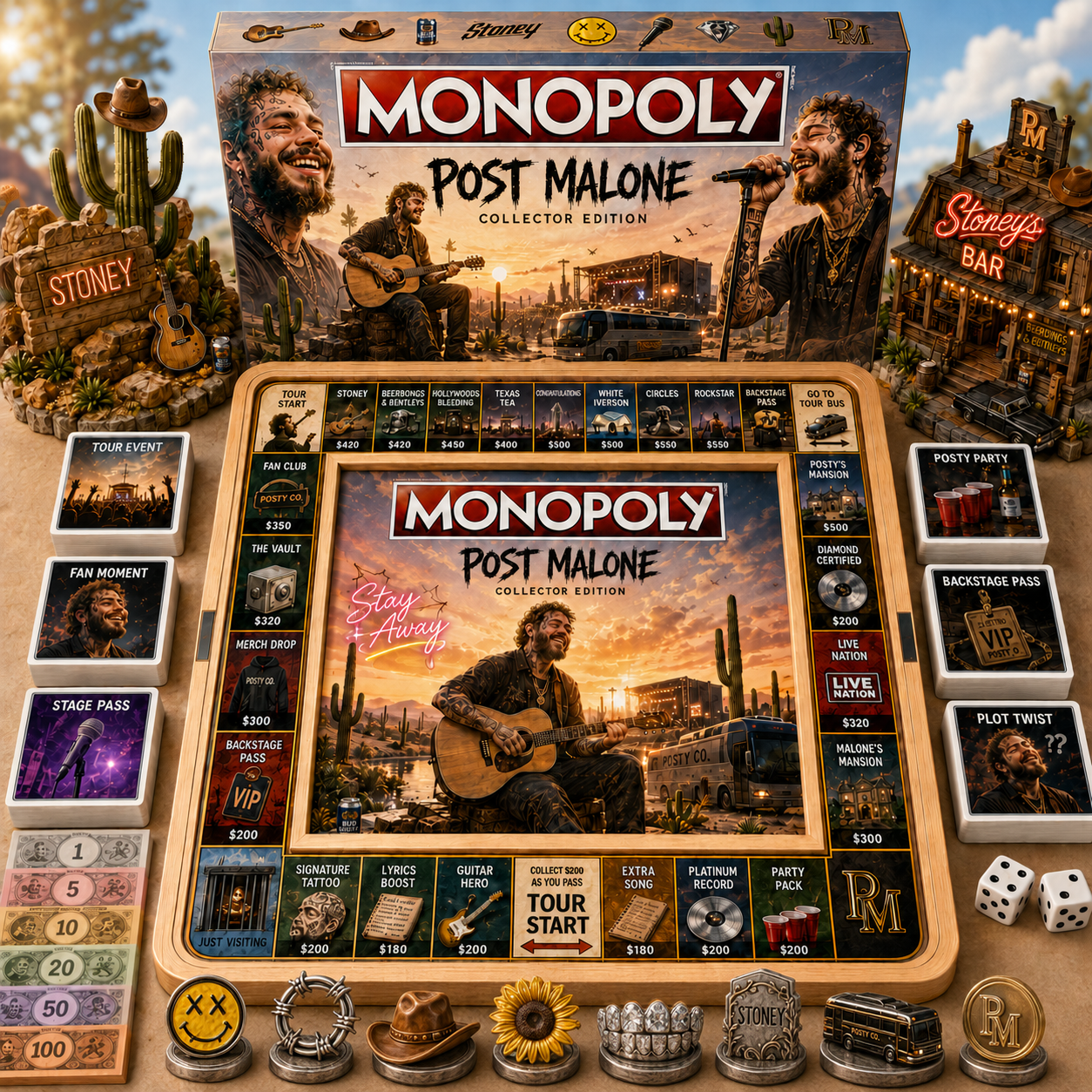 Premium PTML Board Game TMH