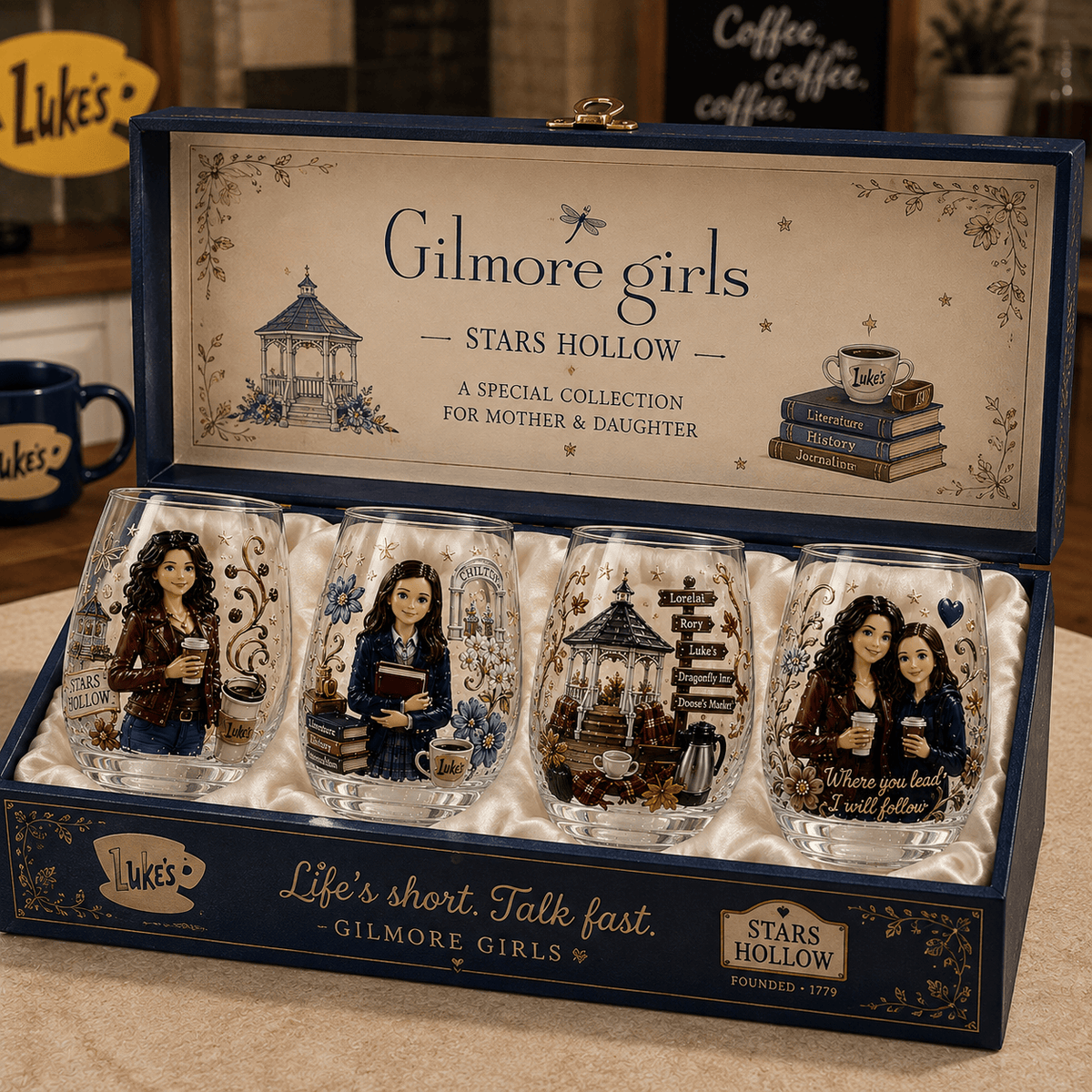 Premium GMG Stemless Wine Glass Set BMD