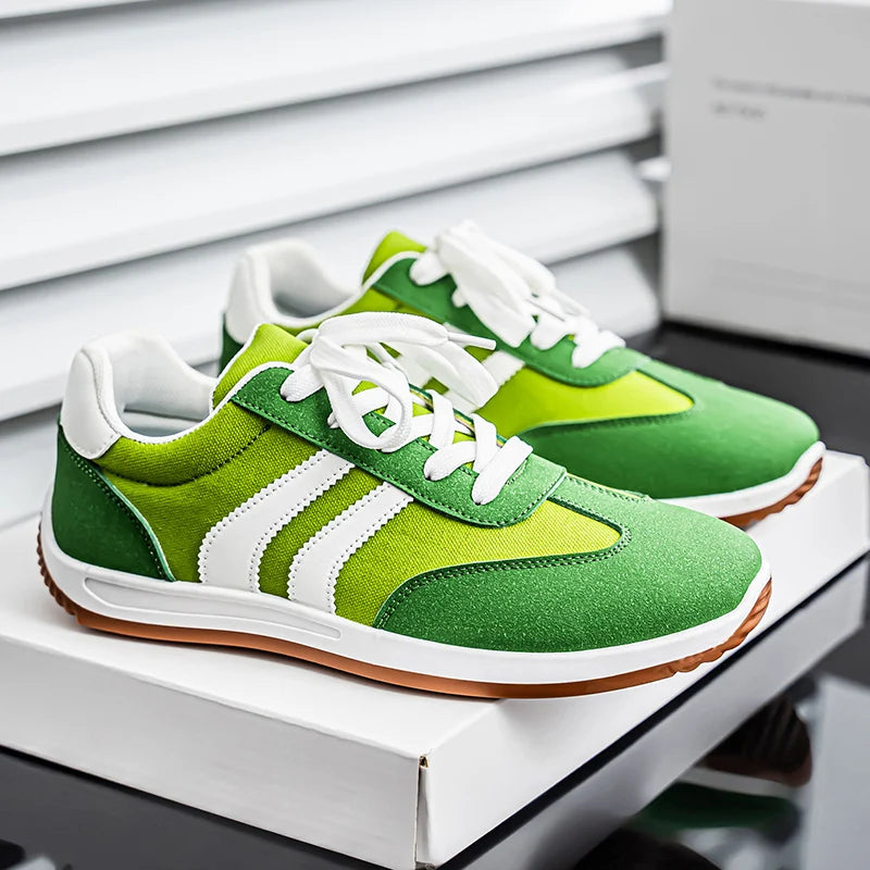Spring and Summer New Fashion Men's Shoes, Versatile Retro Sports Casual Shoes, Lightweight Large Size Breathable Soft-Soled Sports Trendy Shoes